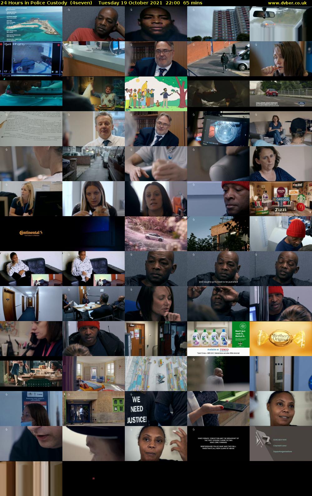 24 Hours in Police Custody  (4seven) Tuesday 19 October 2021 22:00 - 23:05
