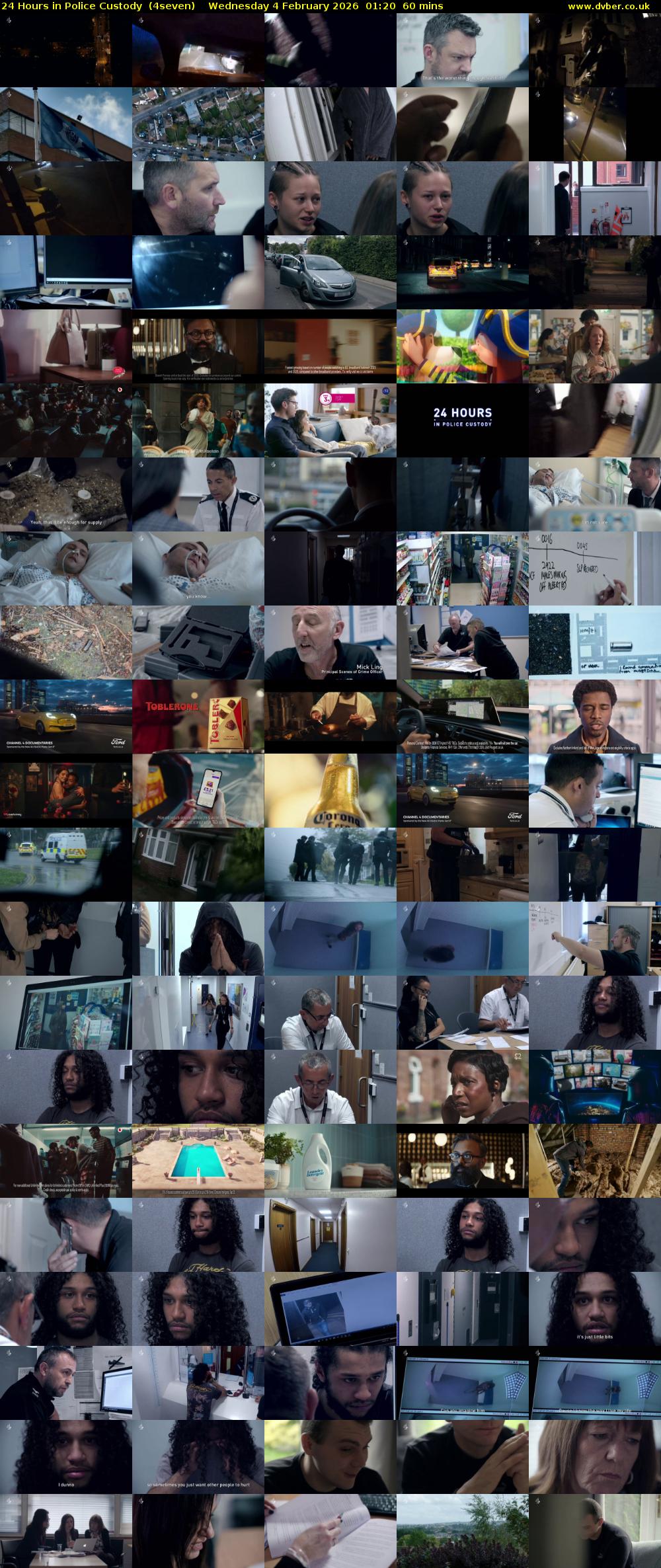 24 Hours in Police Custody  (4seven) Wednesday 4 February 2026 01:20 - 02:20