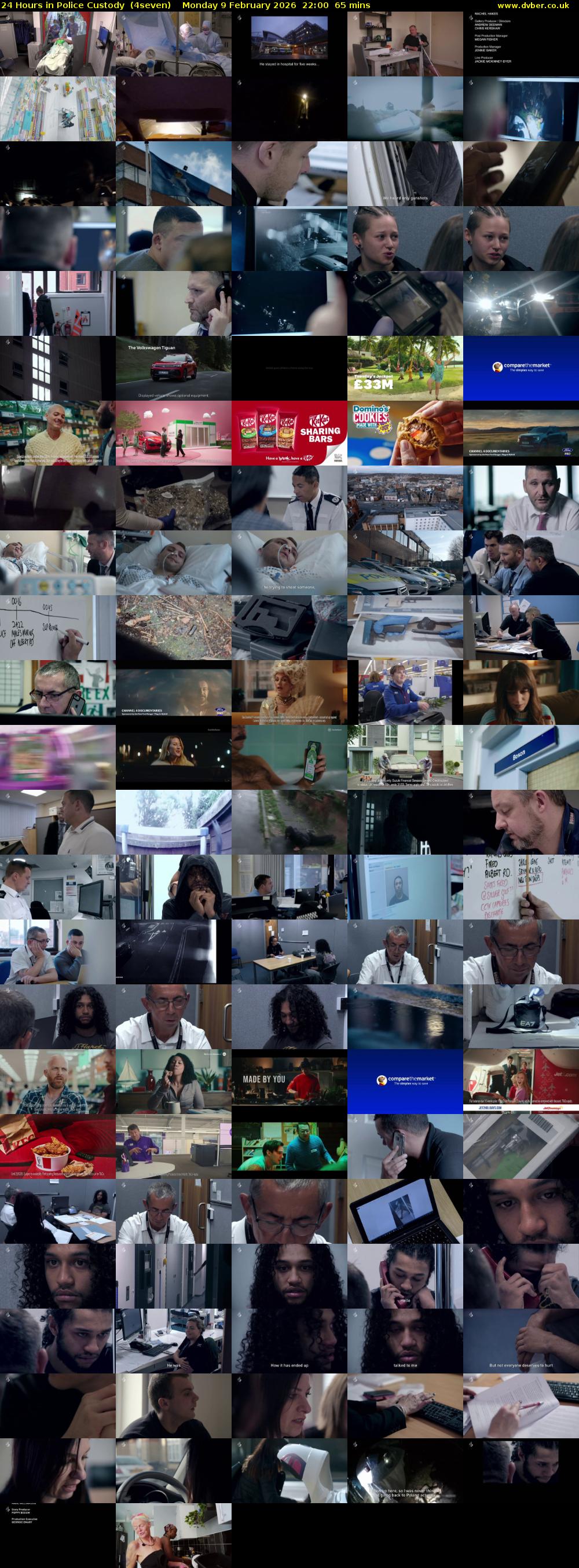 24 Hours in Police Custody  (4seven) Monday 9 February 2026 22:00 - 23:05