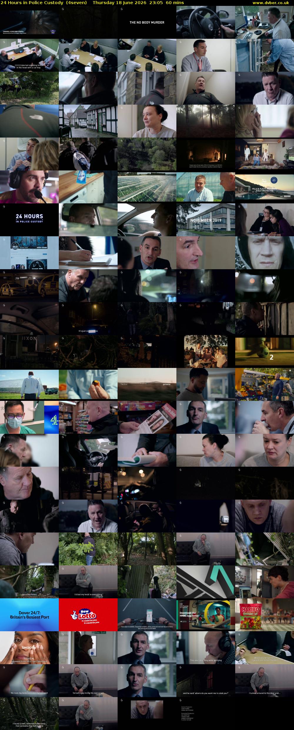 24 Hours in Police Custody  (4seven) Thursday 18 June 2026 23:05 - 00:05
