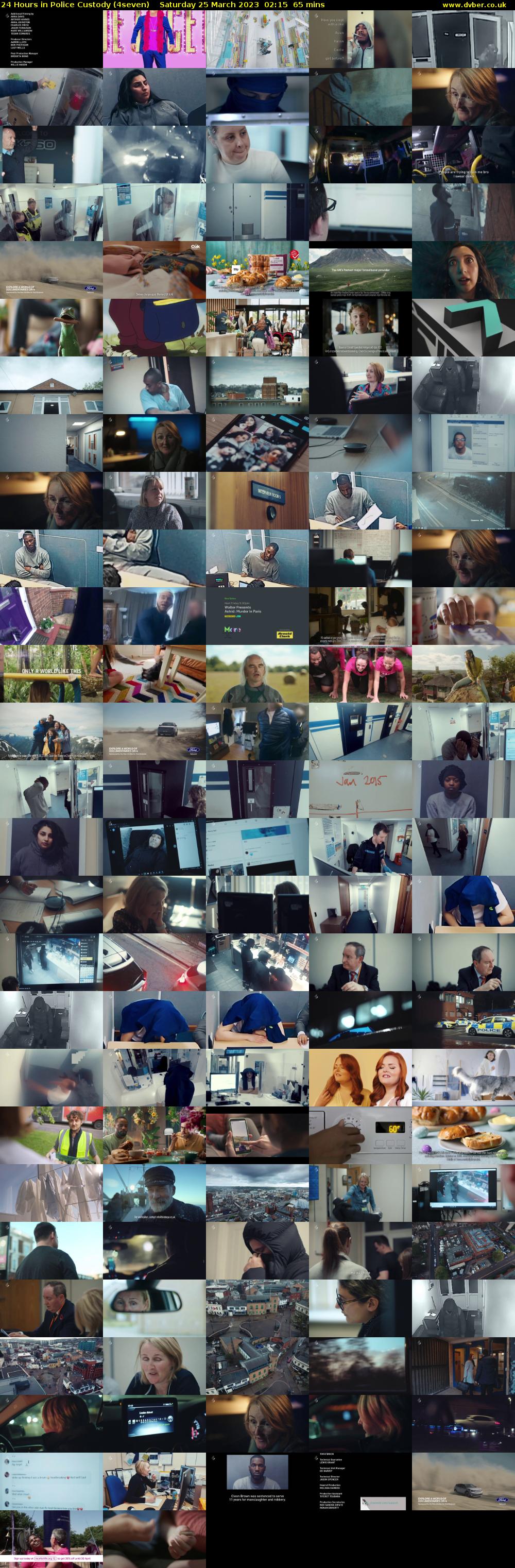 24 Hours in Police Custody (4seven) Saturday 25 March 2023 02:15 - 03:20