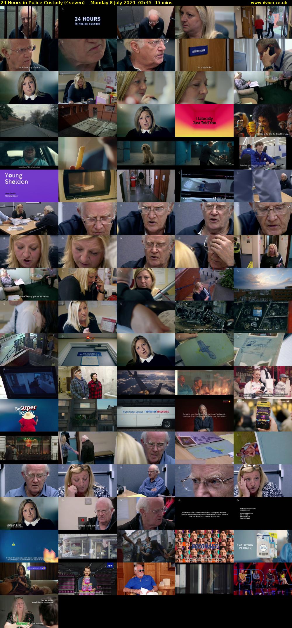 24 Hours in Police Custody (4seven) Monday 8 July 2024 02:45 - 03:30