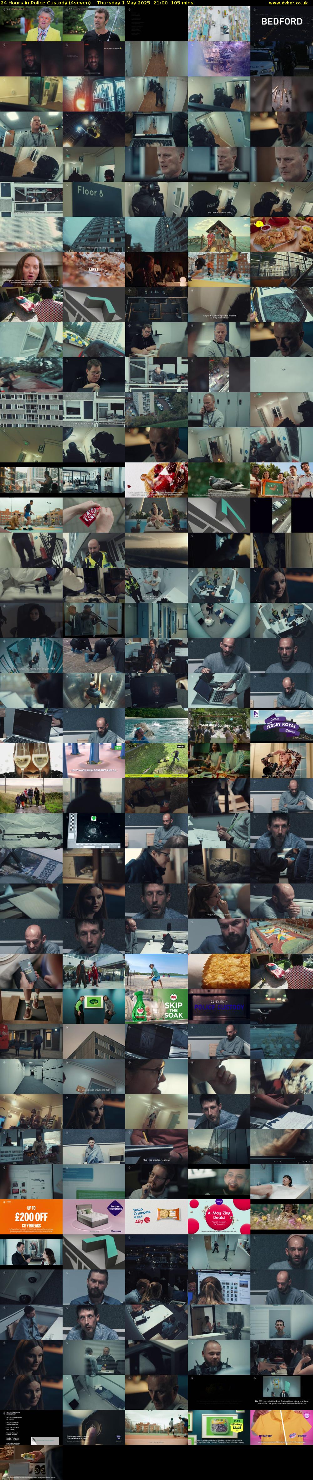 24 Hours in Police Custody (4seven) Thursday 1 May 2025 21:00 - 22:45