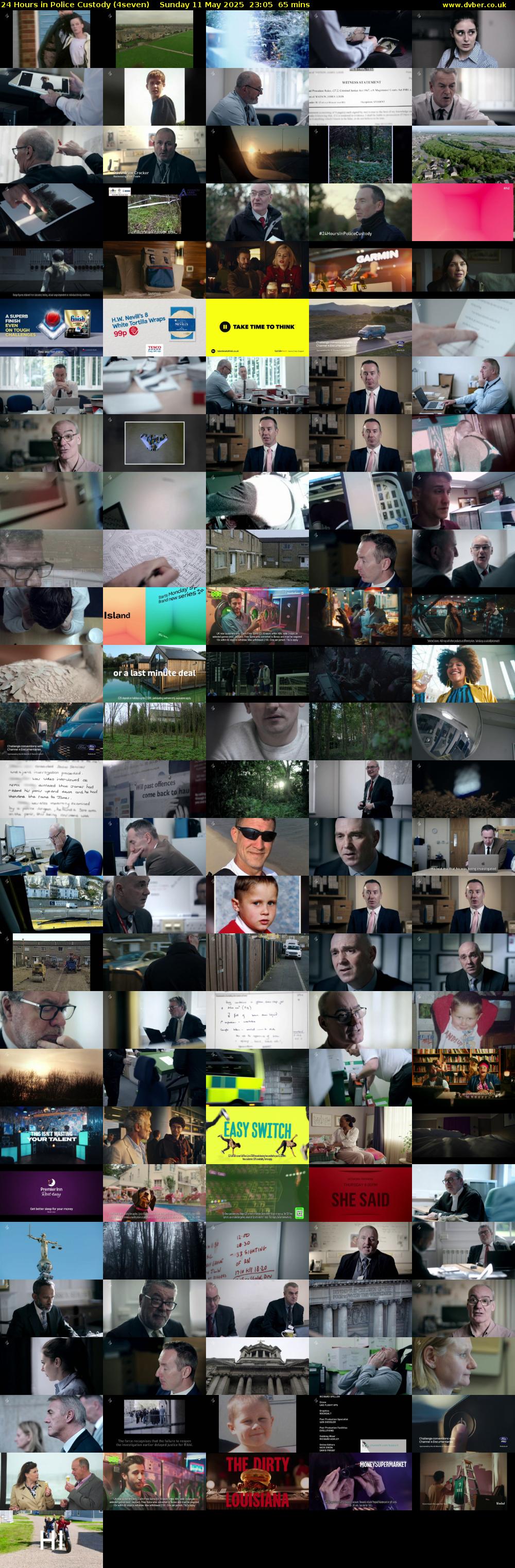 24 Hours in Police Custody (4seven) Sunday 11 May 2025 23:05 - 00:10