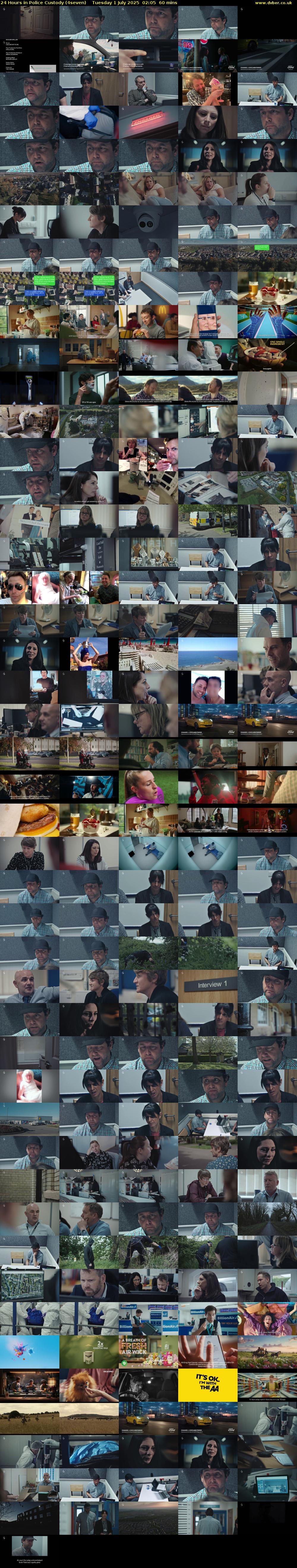 24 Hours in Police Custody (4seven) Tuesday 1 July 2025 02:05 - 03:05
