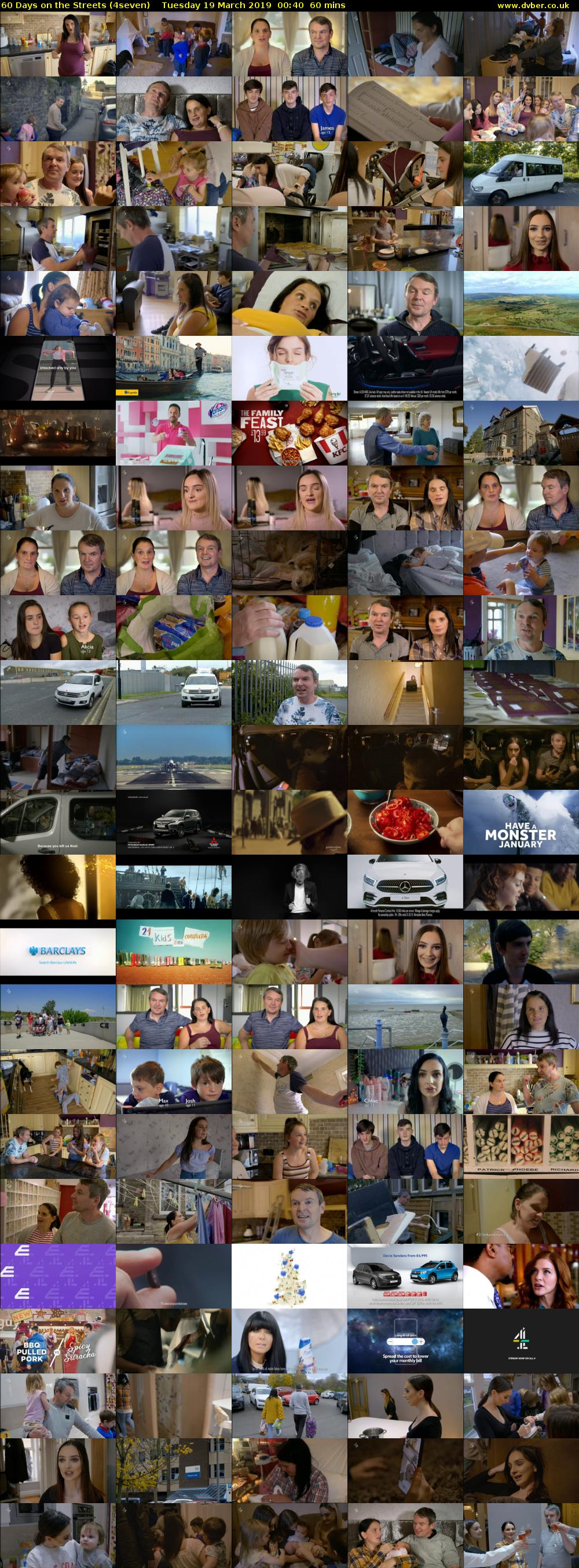 60 Days on the Streets (4seven) Tuesday 19 March 2019 00:40 - 01:40