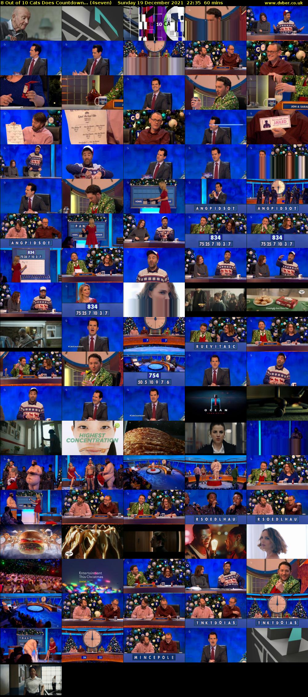 8 Out of 10 Cats Does Countdown... (4seven) Sunday 19 December 2021 22:35 - 23:35