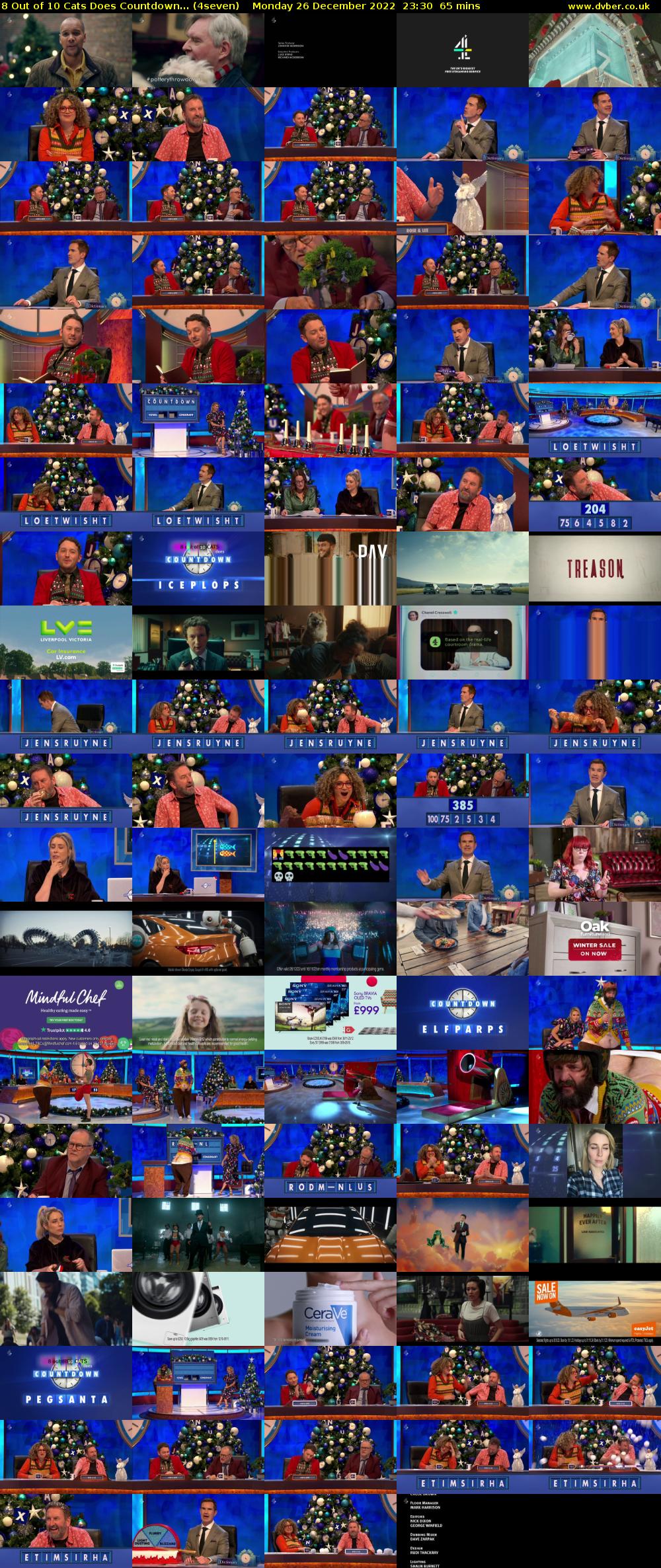 8 Out of 10 Cats Does Countdown... (4seven) Monday 26 December 2022 23:30 - 00:35