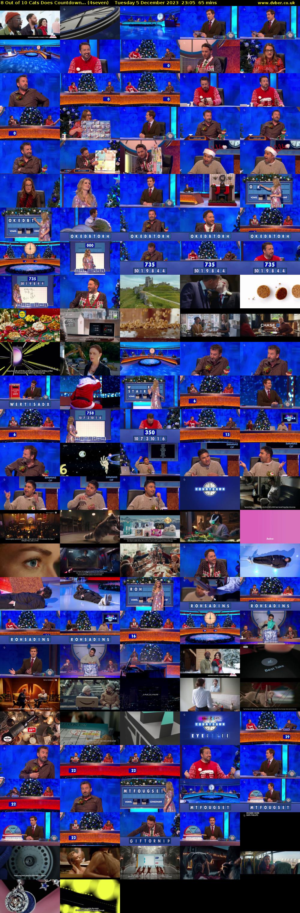 8 Out of 10 Cats Does Countdown... (4seven) Tuesday 5 December 2023 23:05 - 00:10