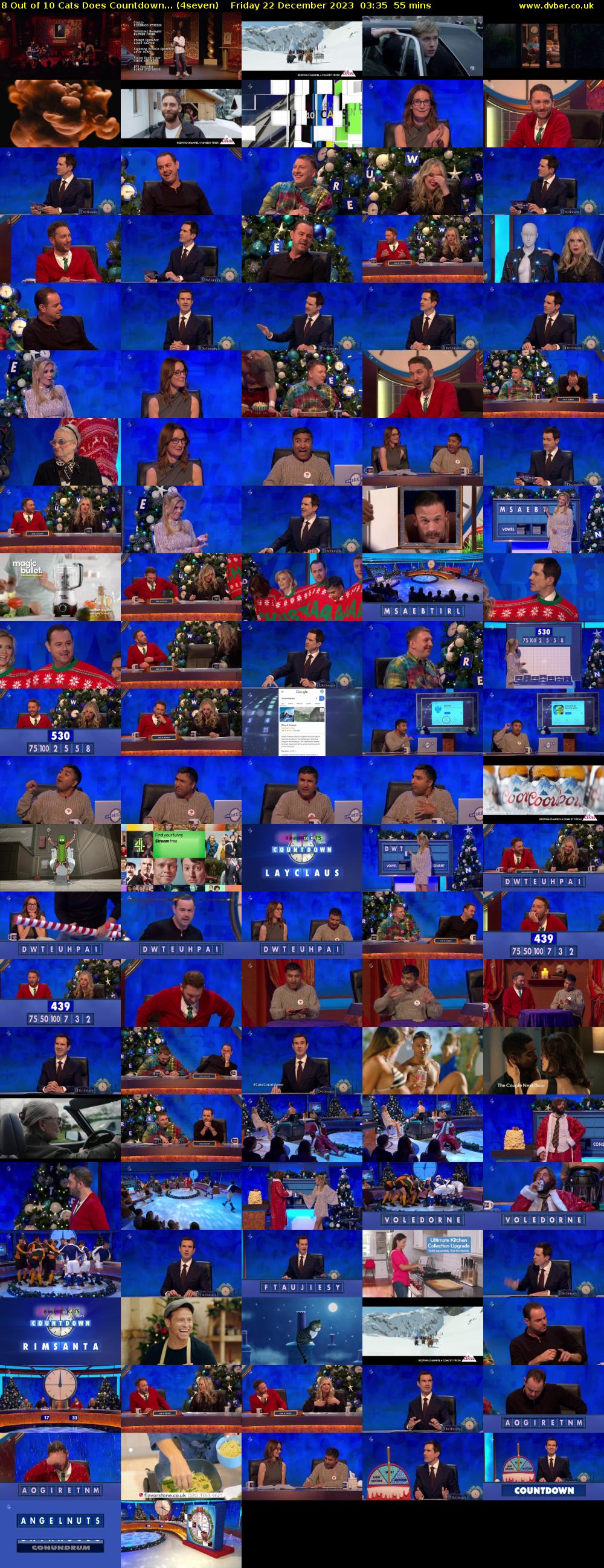 8 Out of 10 Cats Does Countdown... (4seven) Friday 22 December 2023 03:35 - 04:30
