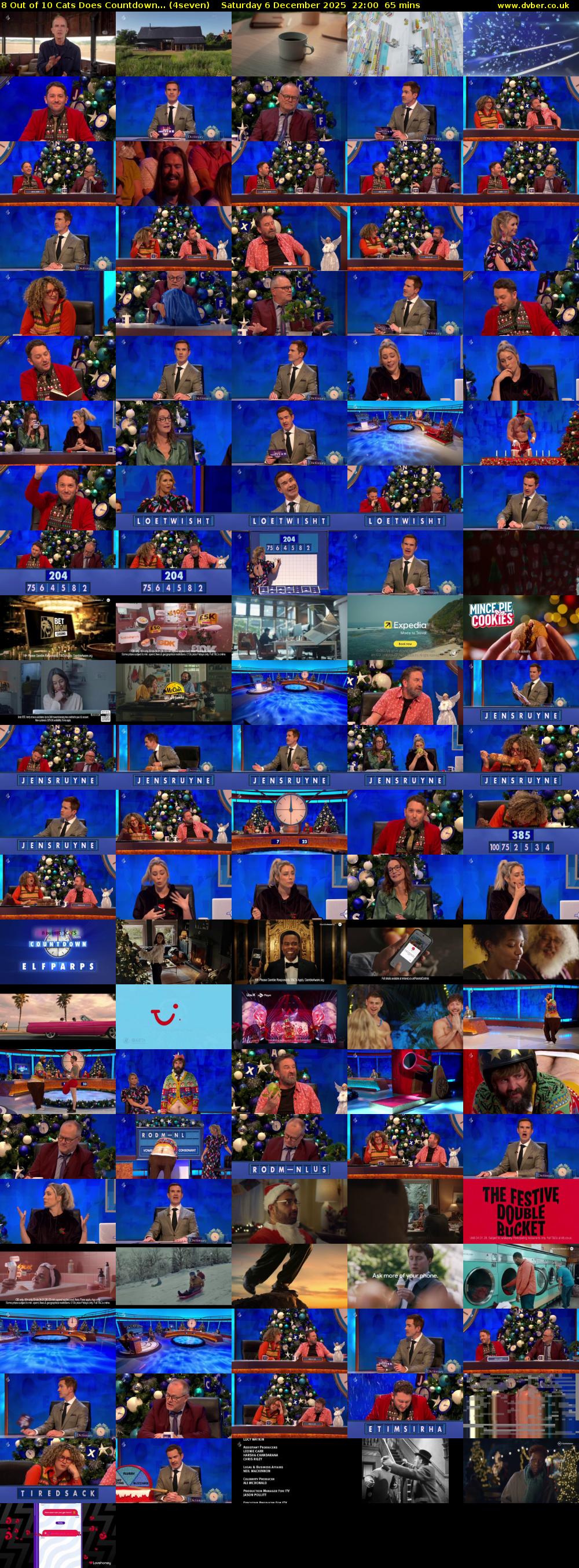 8 Out of 10 Cats Does Countdown... (4seven) Saturday 6 December 2025 22:00 - 23:05