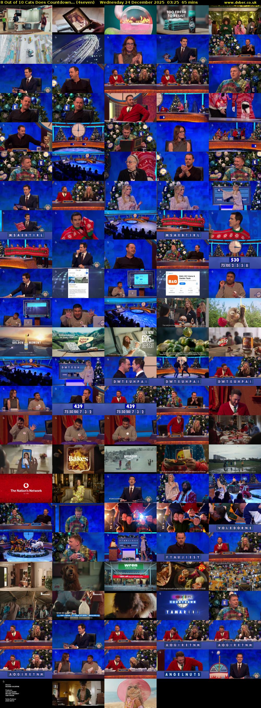 8 Out of 10 Cats Does Countdown... (4seven) Wednesday 24 December 2025 03:25 - 04:30