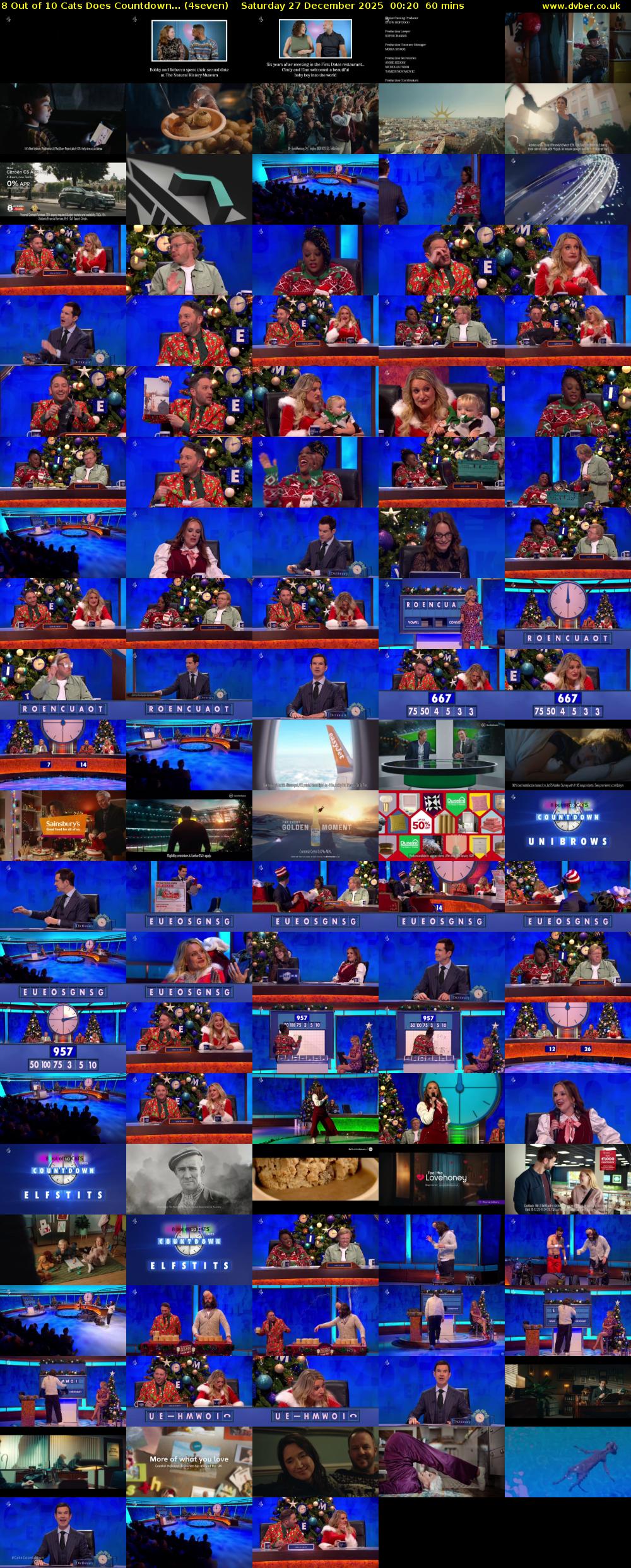 8 Out of 10 Cats Does Countdown... (4seven) Saturday 27 December 2025 00:20 - 01:20