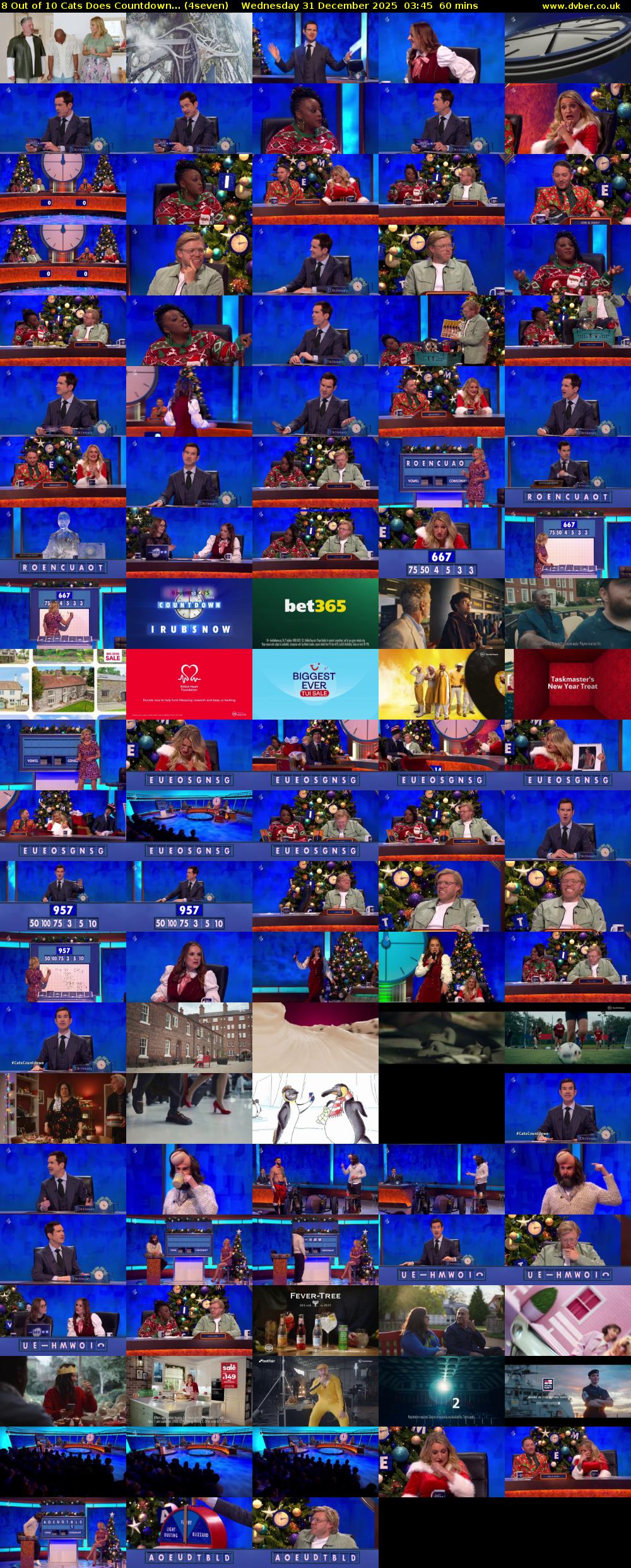 8 Out of 10 Cats Does Countdown... (4seven) Wednesday 31 December 2025 03:45 - 04:45