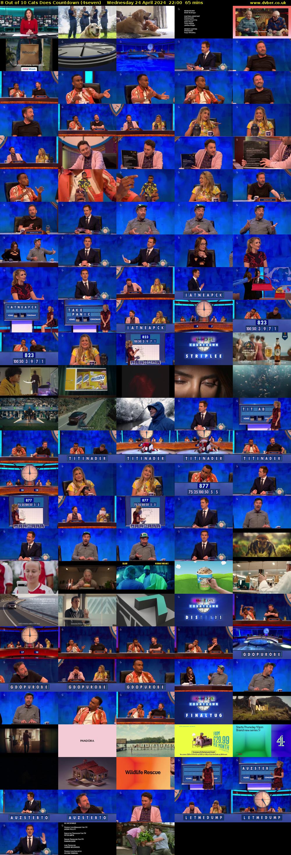 8 Out of 10 Cats Does Countdown (4seven) Wednesday 24 April 2024 22:00 - 23:05
