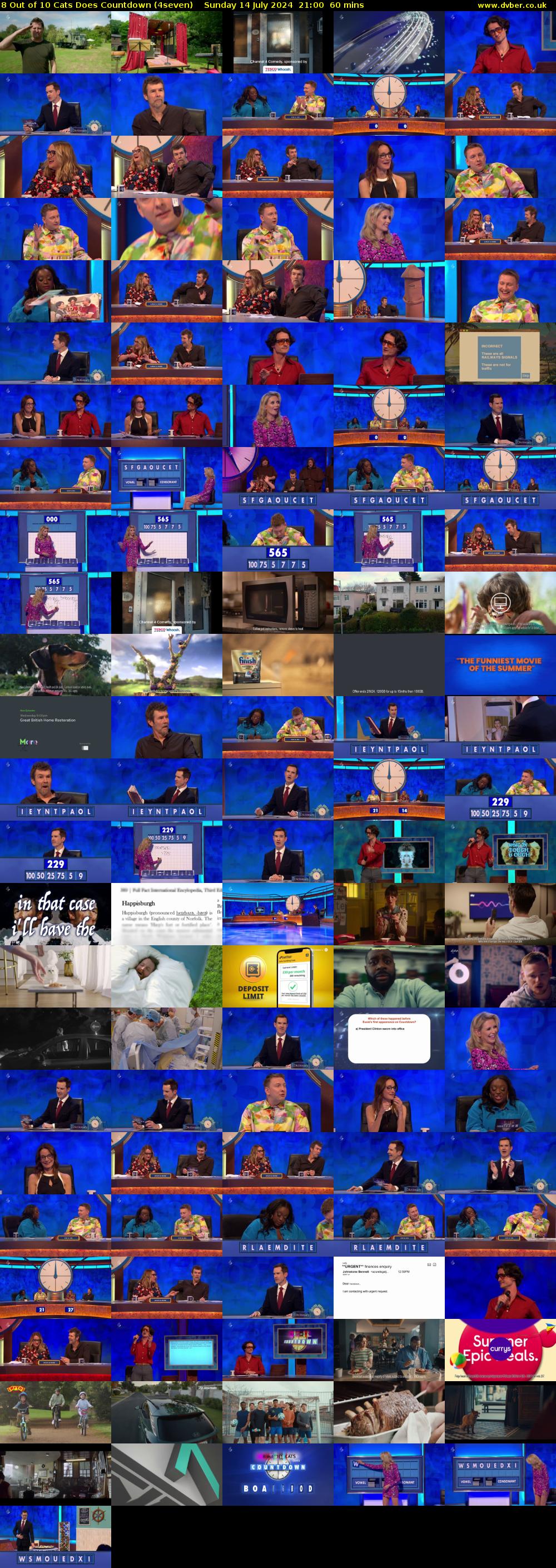 8 Out of 10 Cats Does Countdown (4seven) Sunday 14 July 2024 21:00 - 22:00
