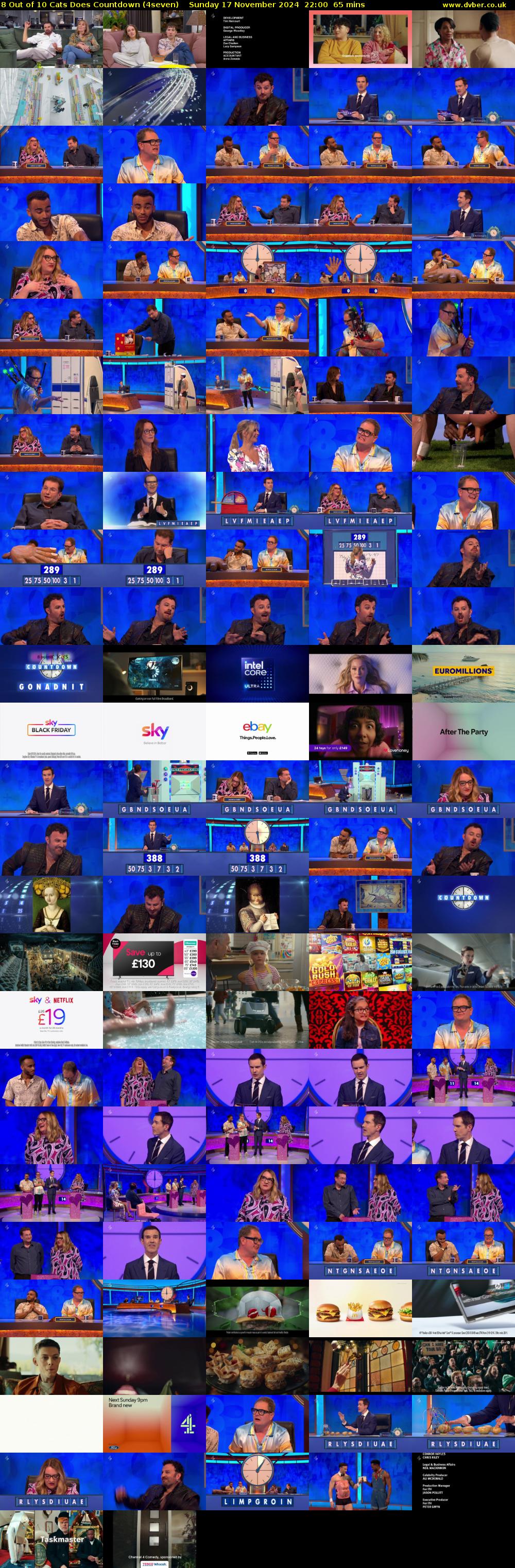 8 Out of 10 Cats Does Countdown (4seven) Sunday 17 November 2024 22:00 - 23:05