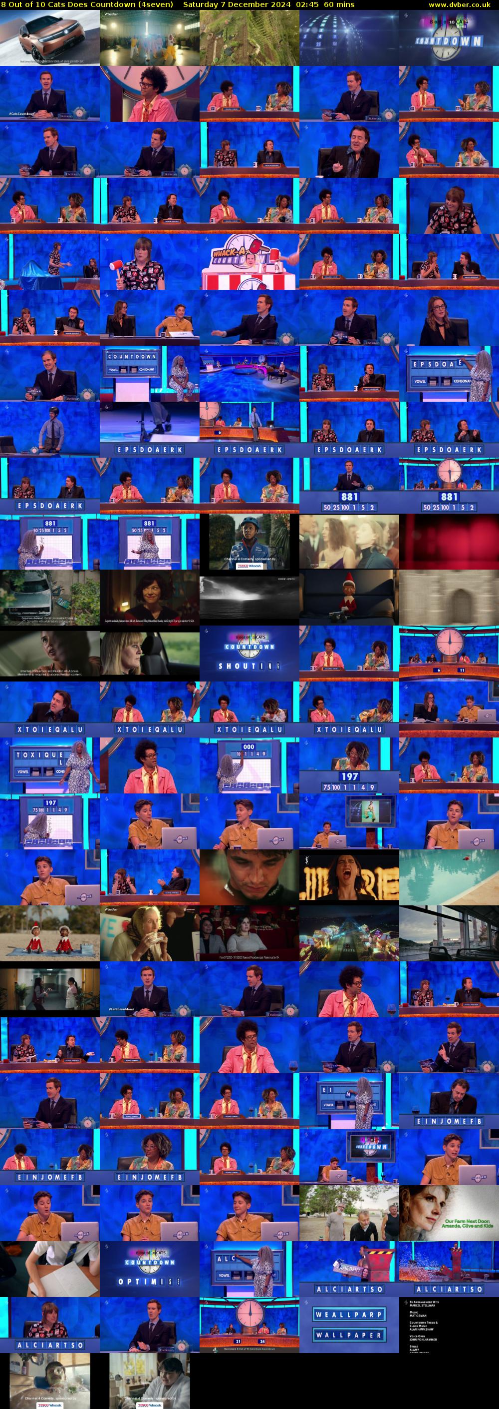 8 Out of 10 Cats Does Countdown (4seven) Saturday 7 December 2024 02:45 - 03:45