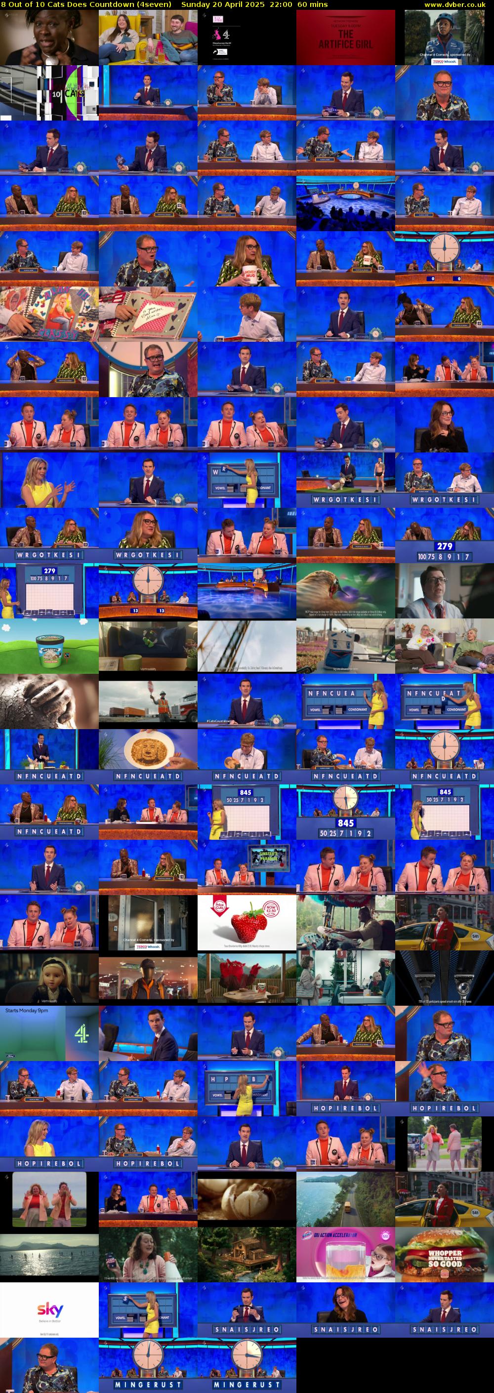 8 Out of 10 Cats Does Countdown (4seven) Sunday 20 April 2025 22:00 - 23:00