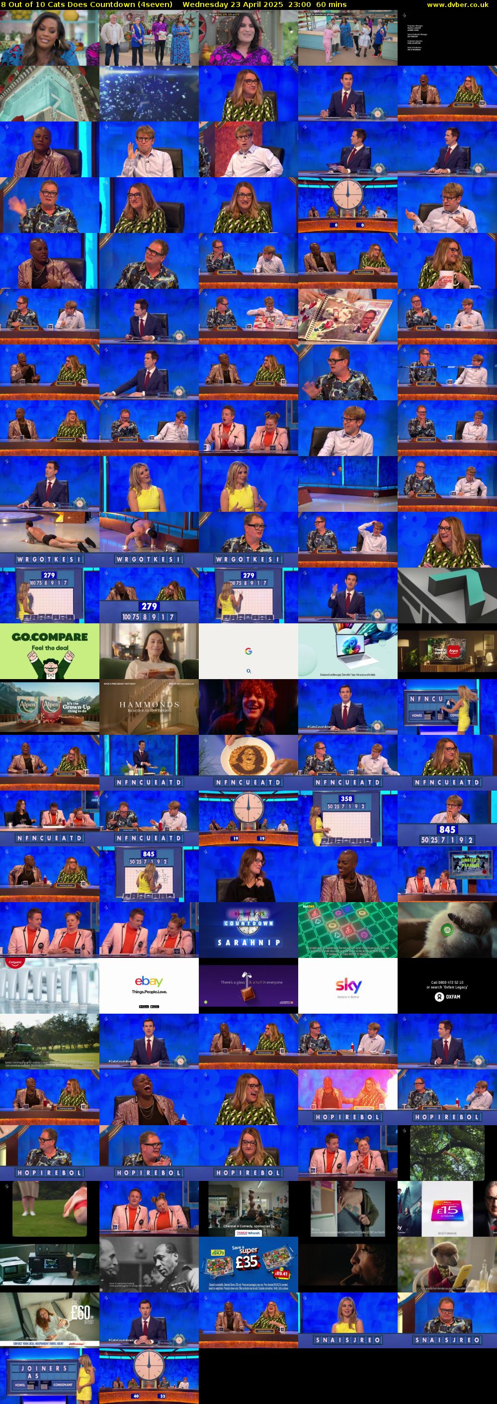 8 Out of 10 Cats Does Countdown (4seven) Wednesday 23 April 2025 23:00 - 00:00