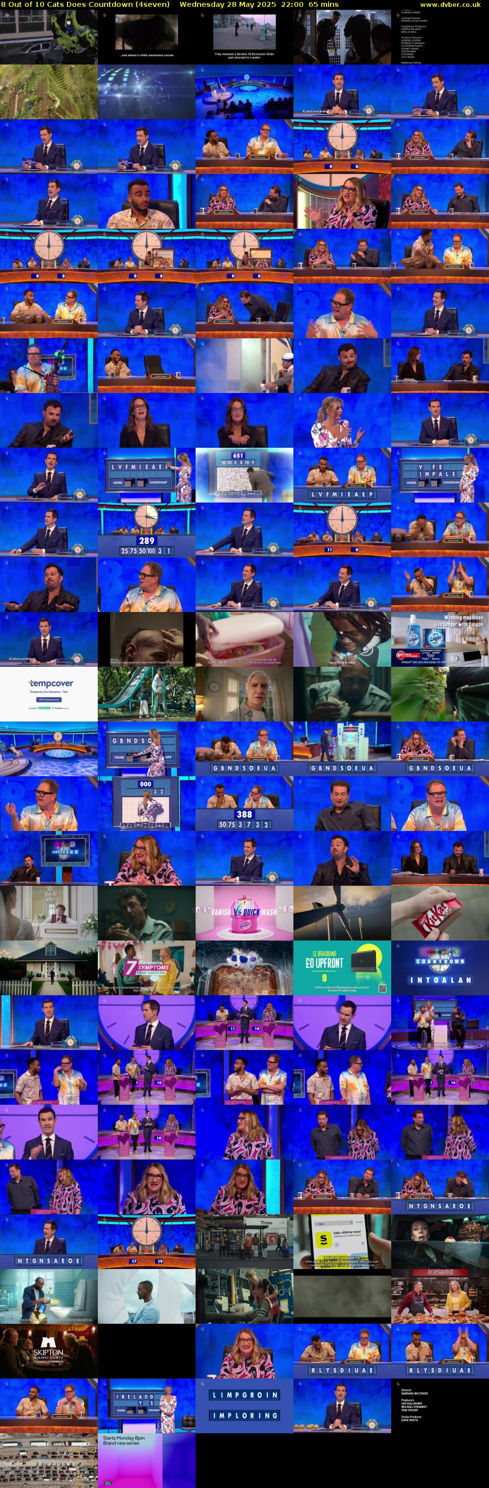 8 Out of 10 Cats Does Countdown (4seven) Wednesday 28 May 2025 22:00 - 23:05