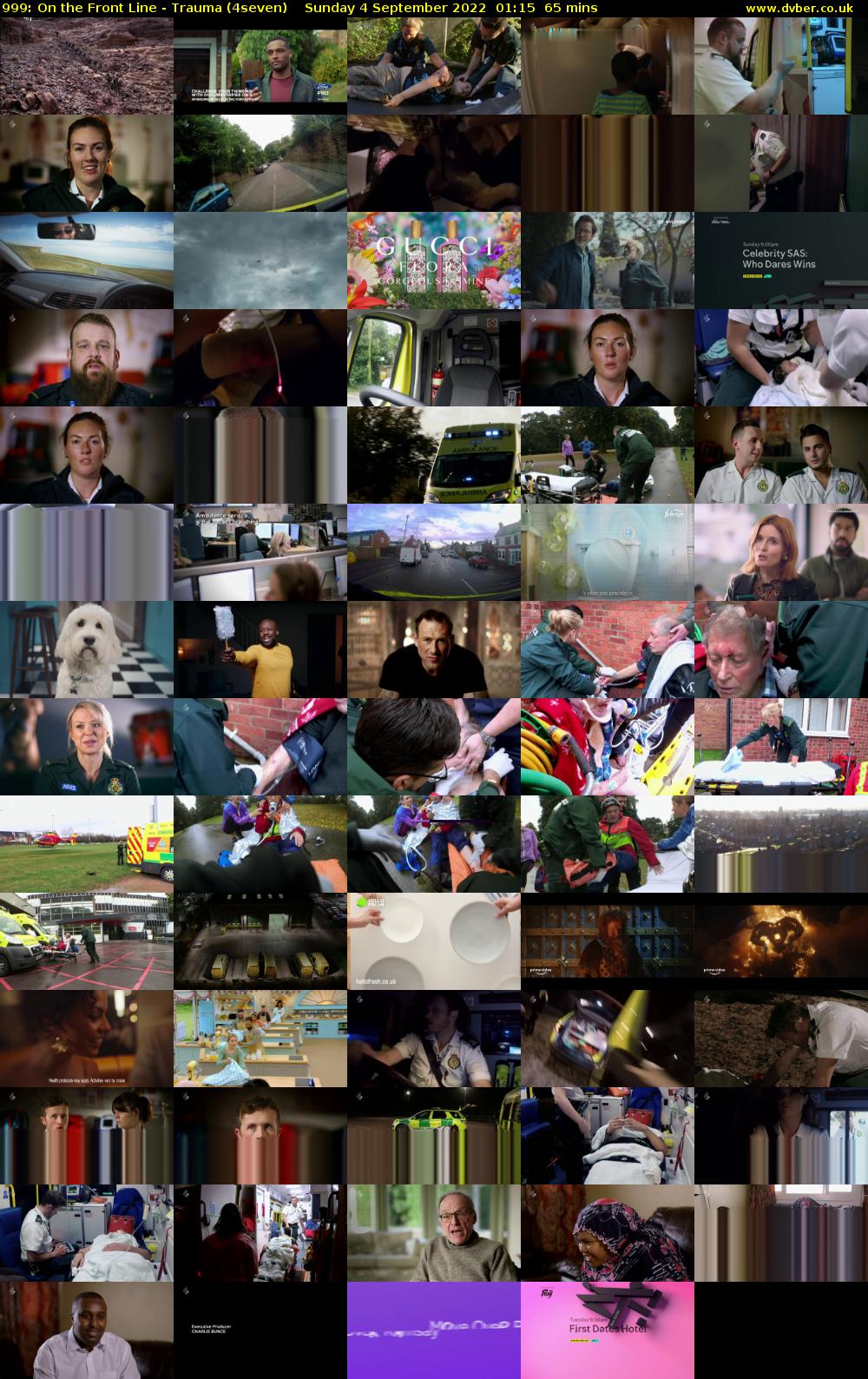 999: On the Front Line - Trauma (4seven) Sunday 4 September 2022 01:15 - 02:20