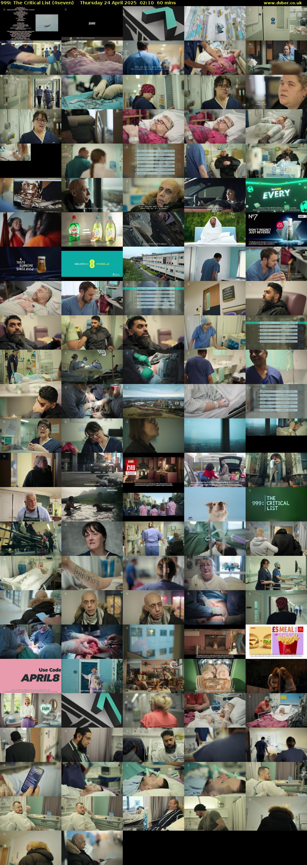 999: The Critical List (4seven) Thursday 24 April 2025 02:10 - 03:10