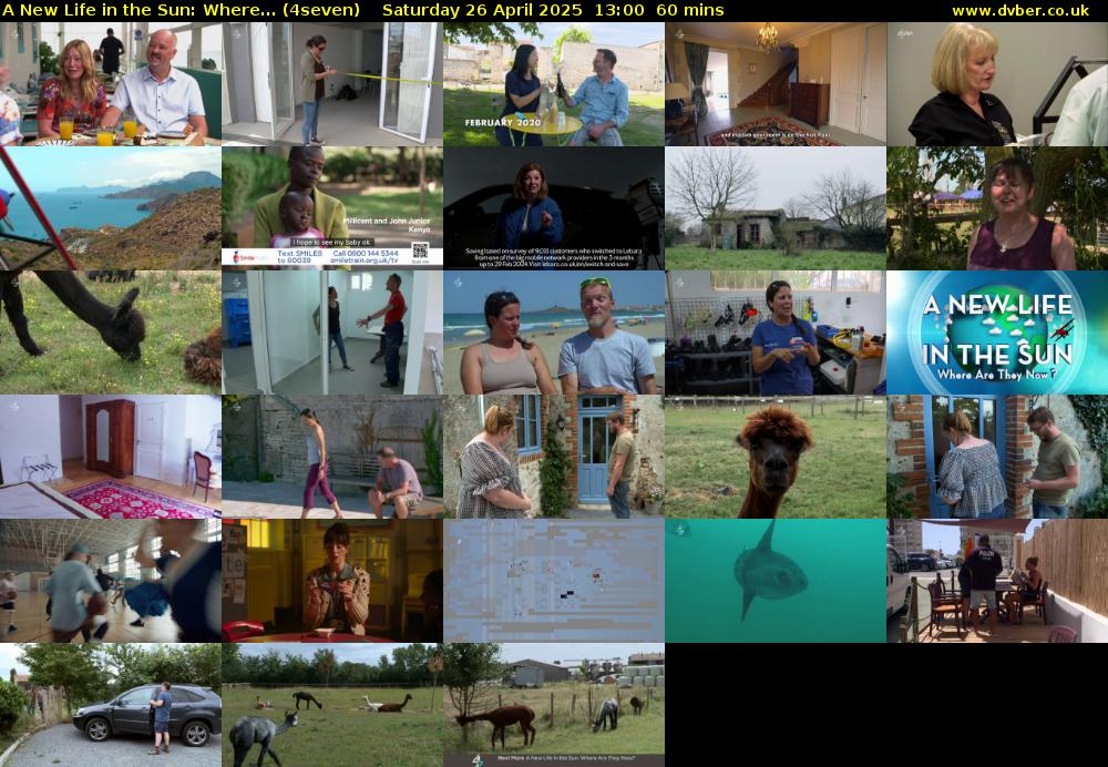 A New Life in the Sun: Where... (4seven) Saturday 26 April 2025 13:00 - 14:00
