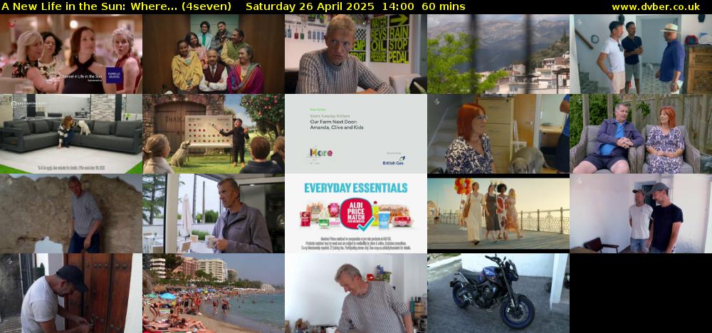 A New Life in the Sun: Where... (4seven) Saturday 26 April 2025 14:00 - 15:00