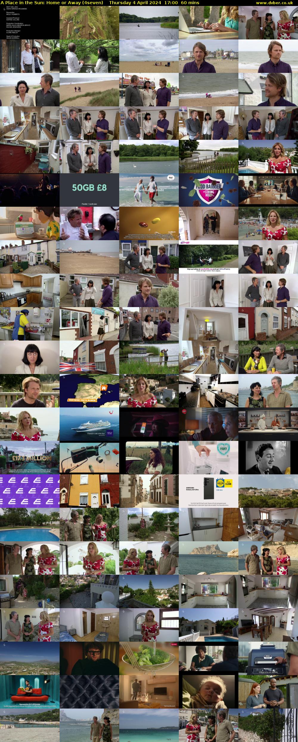 A Place in the Sun: Home or Away (4seven) Thursday 4 April 2024 17:00 - 18:00