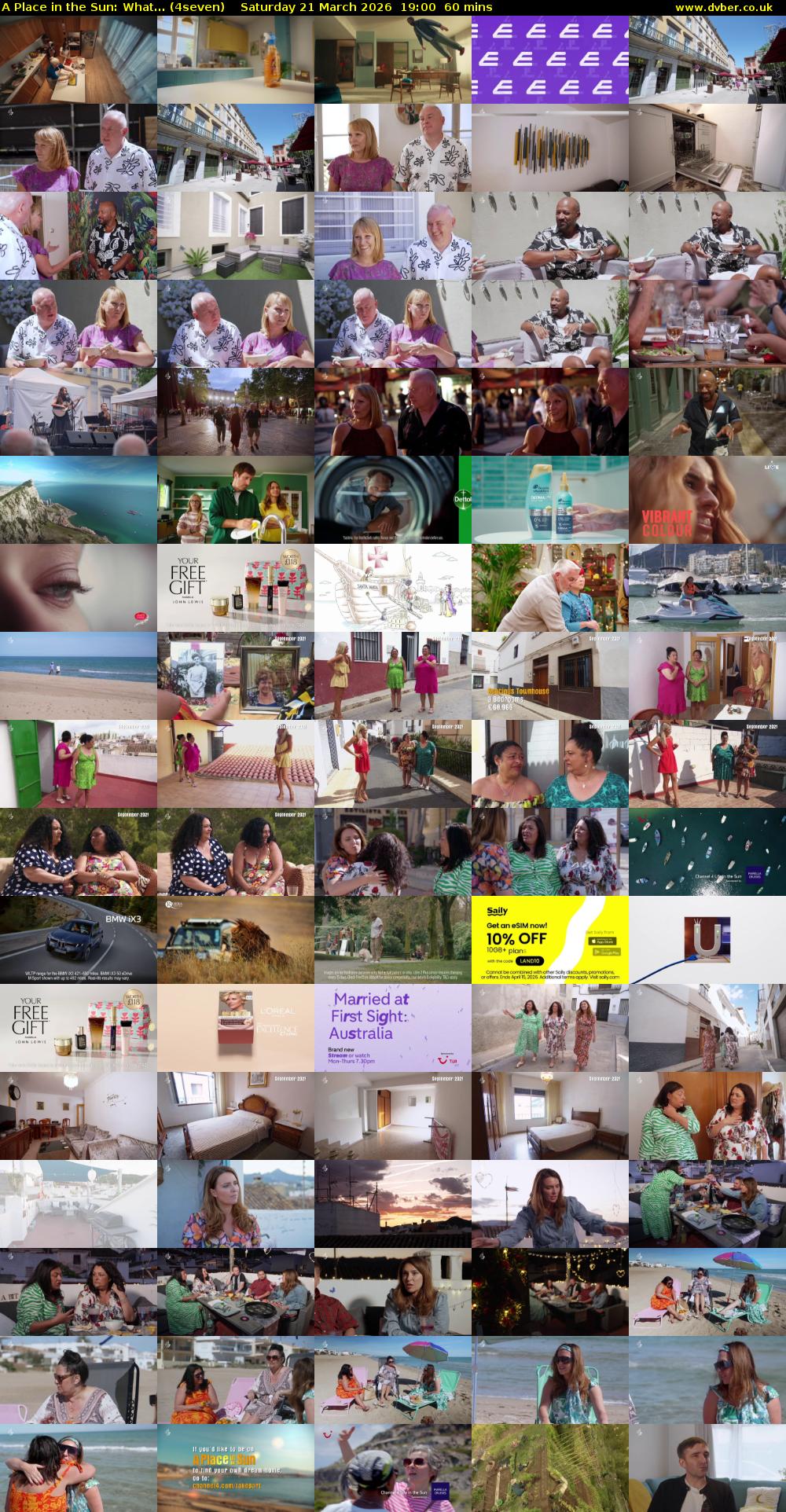 A Place in the Sun: What... (4seven) Saturday 21 March 2026 19:00 - 20:00