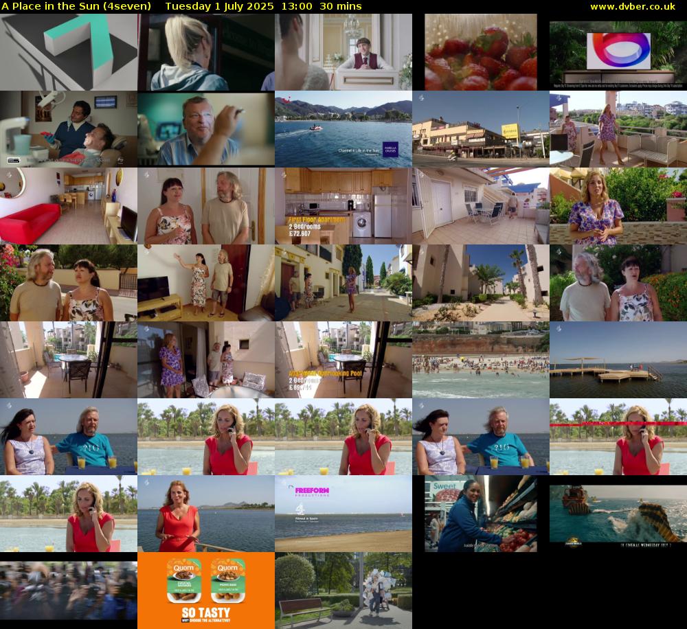 A Place in the Sun (4seven) Tuesday 1 July 2025 13:00 - 13:30
