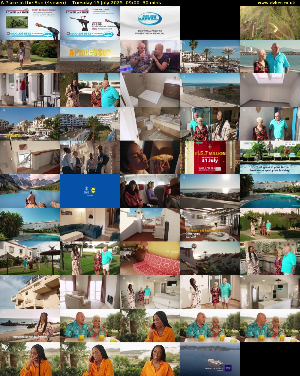 A Place in the Sun (4seven) Tuesday 15 July 2025 09:00 - 09:30