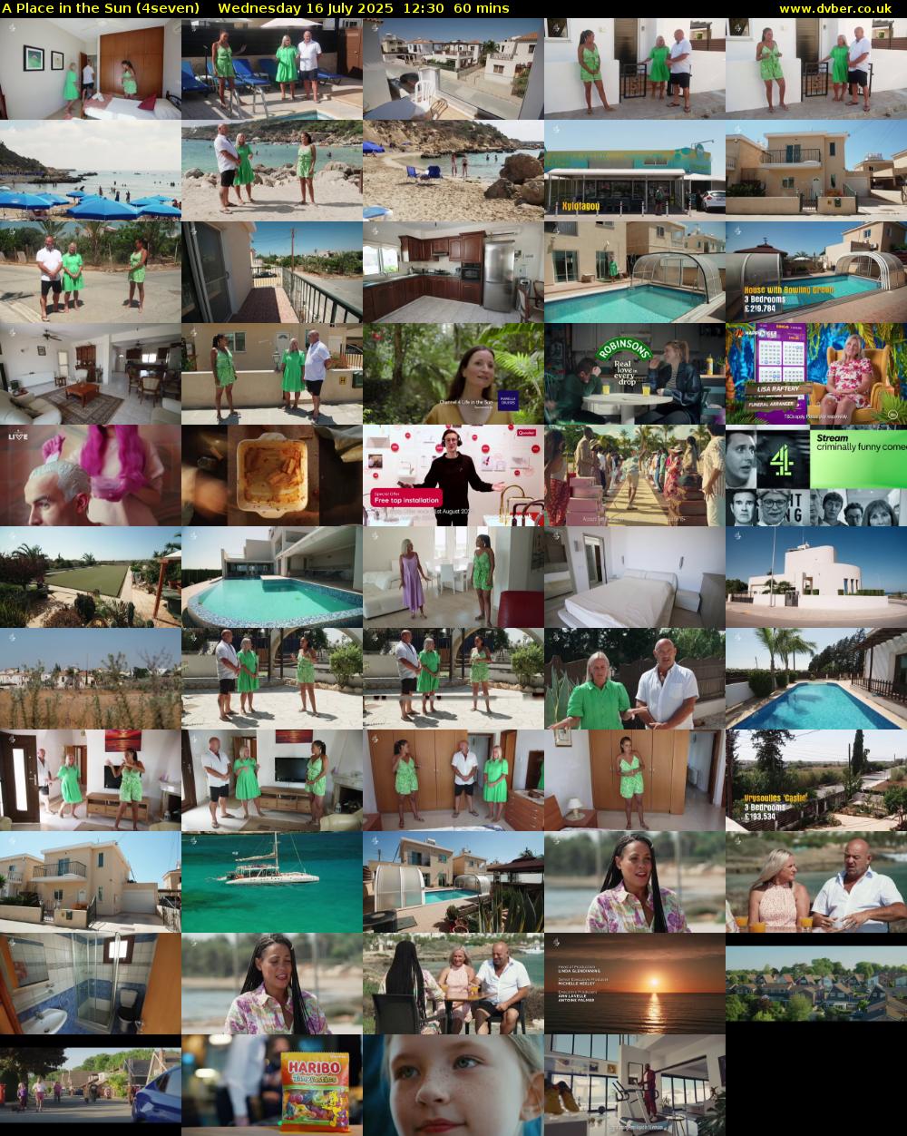 A Place in the Sun (4seven) Wednesday 16 July 2025 12:30 - 13:30