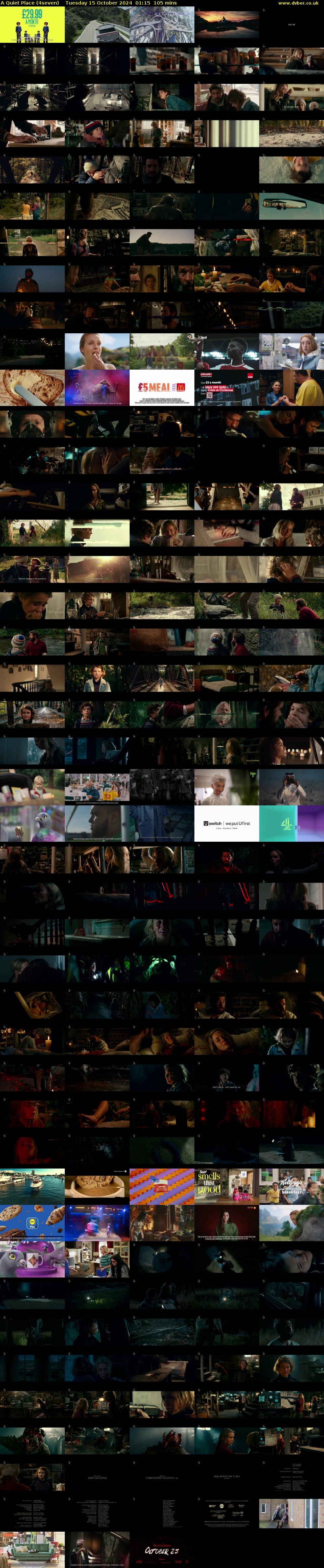 A Quiet Place (4seven) Tuesday 15 October 2024 01:15 - 03:00