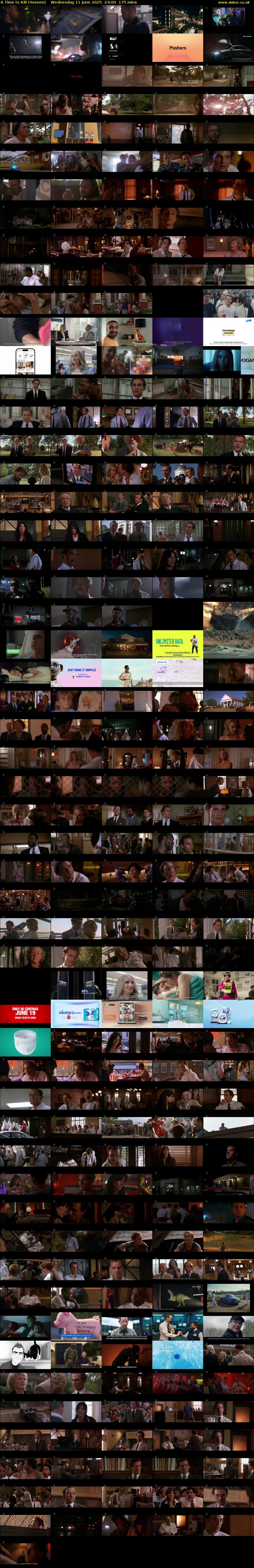 A Time to Kill (4seven) Wednesday 11 June 2025 23:00 - 01:55