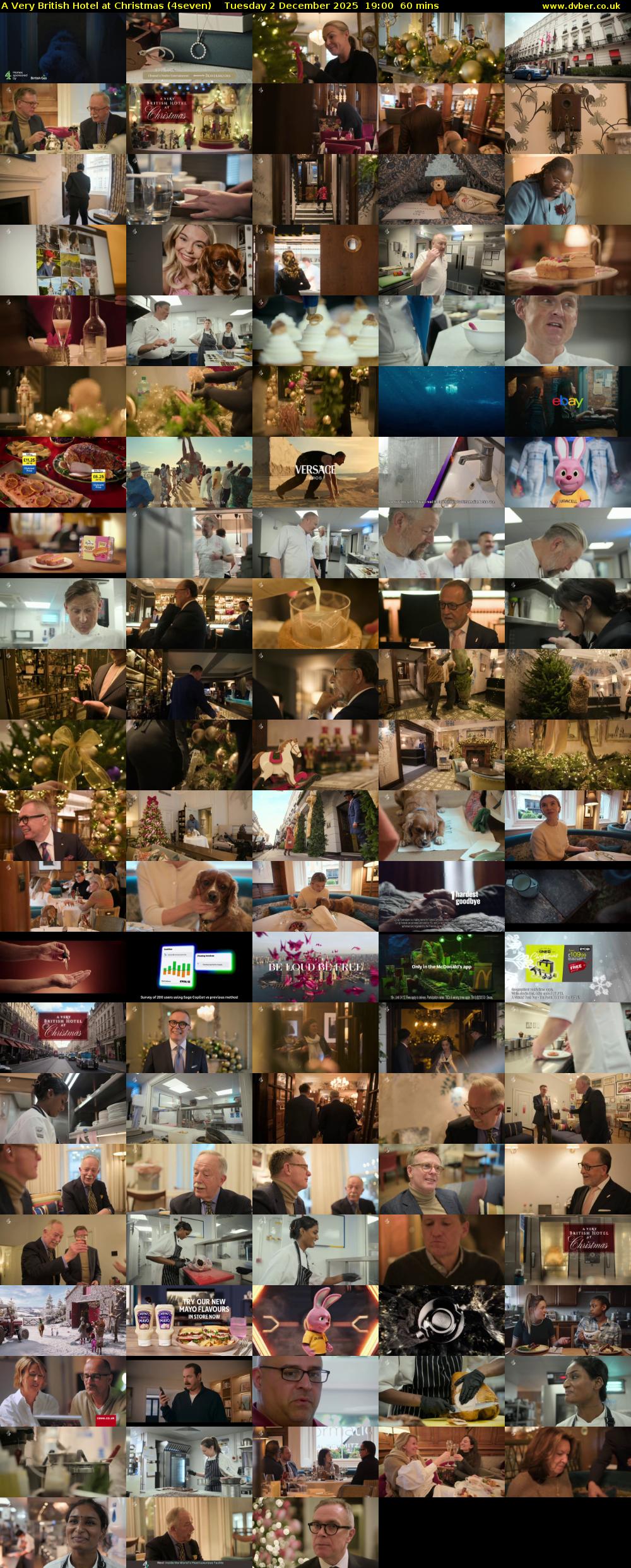 A Very British Hotel at Christmas (4seven) Tuesday 2 December 2025 19:00 - 20:00