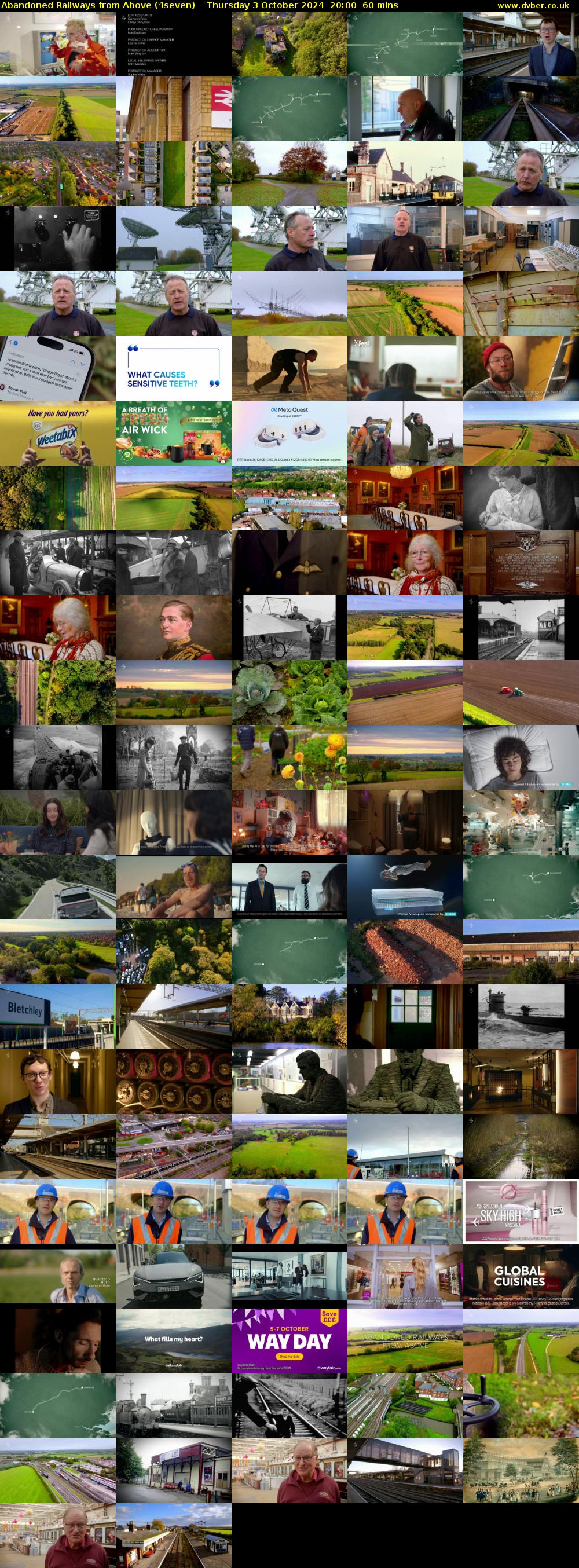 Abandoned Railways from Above (4seven) Thursday 3 October 2024 20:00 - 21:00