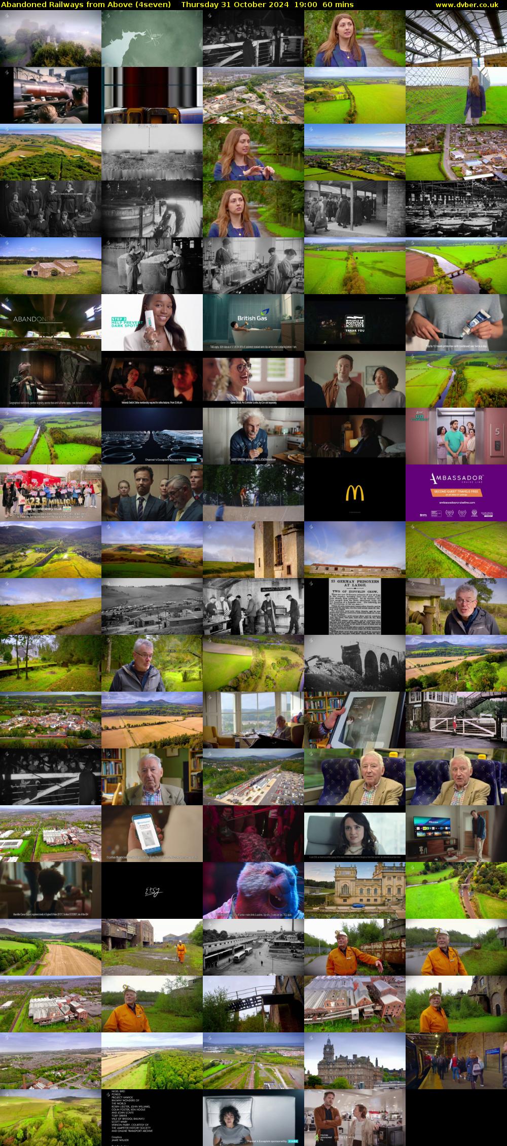 Abandoned Railways from Above (4seven) Thursday 31 October 2024 19:00 - 20:00
