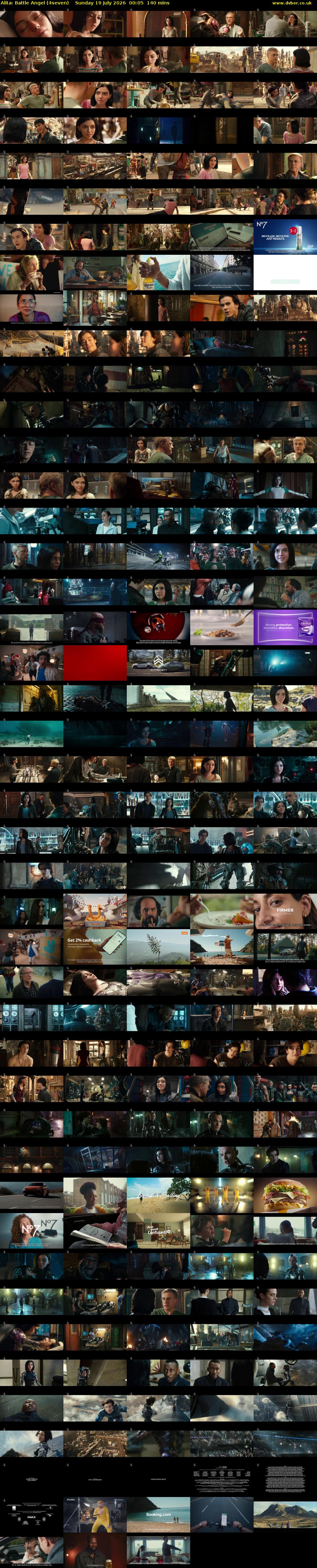 Alita: Battle Angel (4seven) Sunday 19 July 2026 00:05 - 02:25