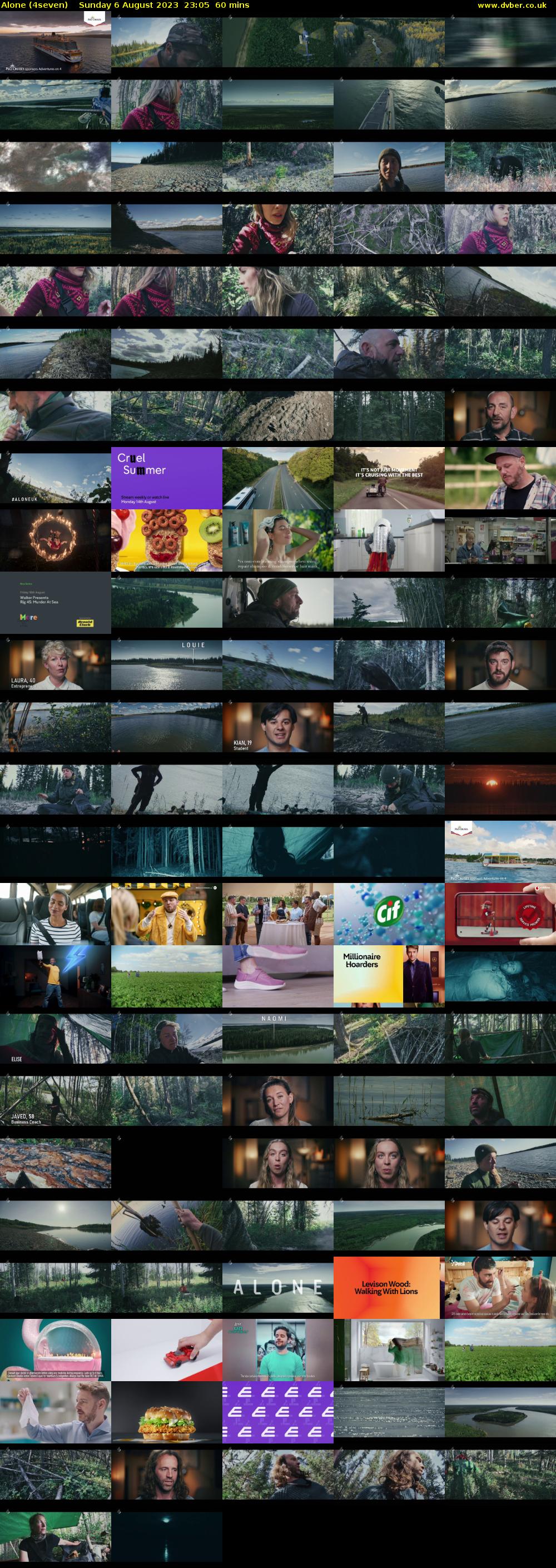 Alone (4seven) Sunday 6 August 2023 23:05 - 00:05