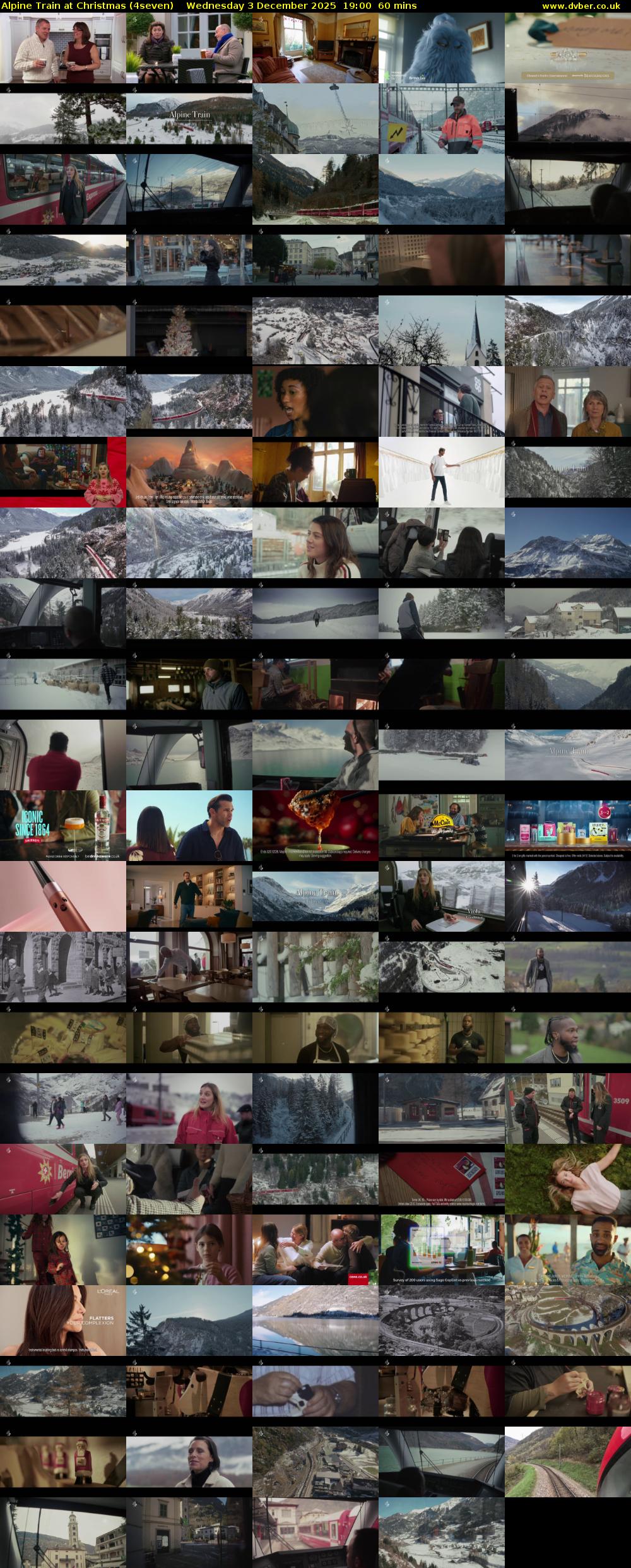 Alpine Train at Christmas (4seven) Wednesday 3 December 2025 19:00 - 20:00