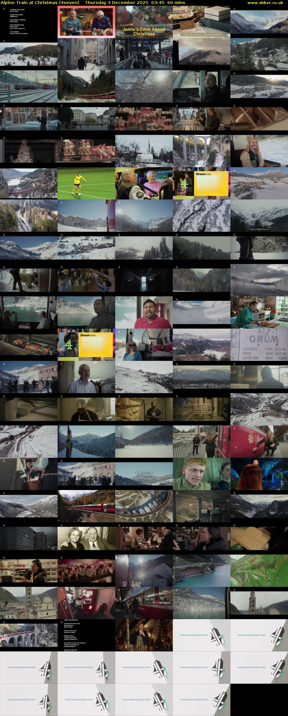 Alpine Train at Christmas (4seven) Thursday 4 December 2025 03:45 - 04:45