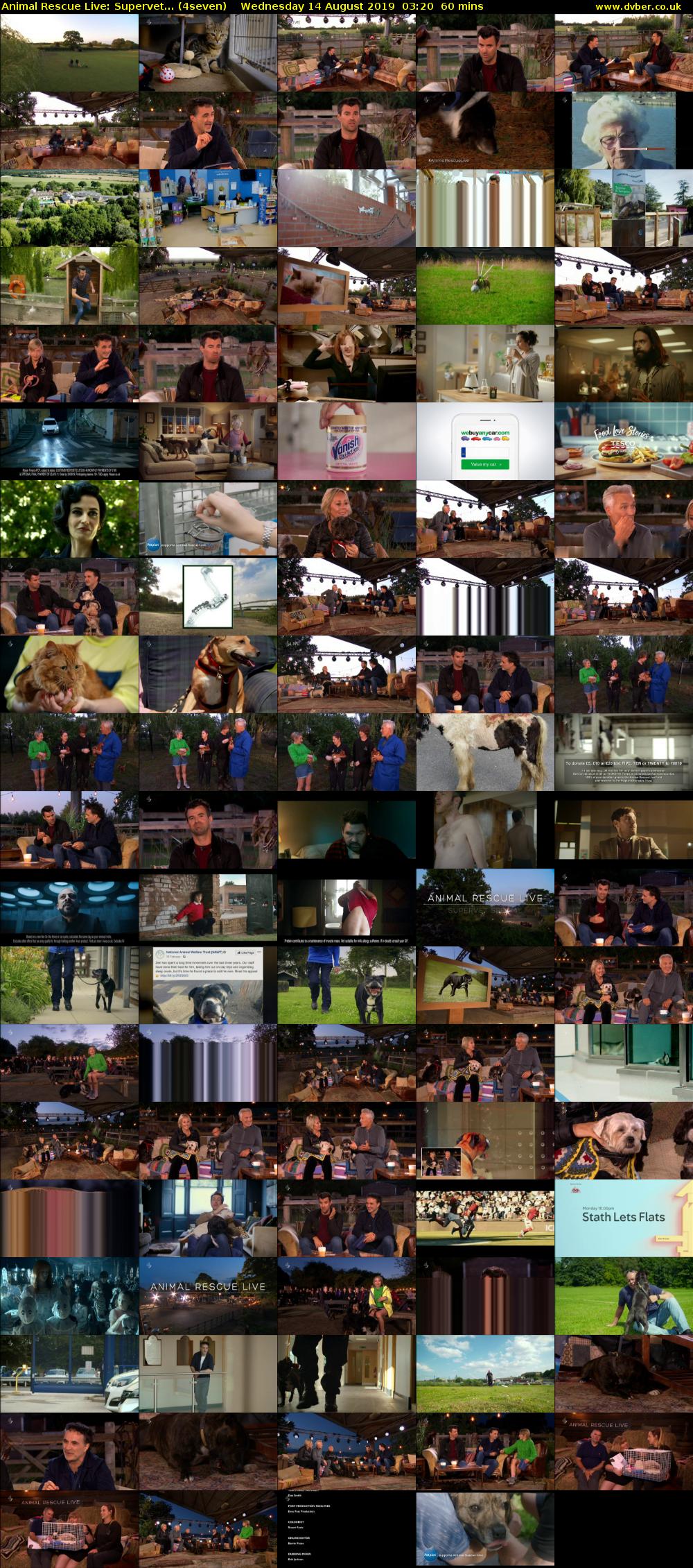 Animal Rescue Live: Supervet... (4seven) Wednesday 14 August 2019 03:20 - 04:20