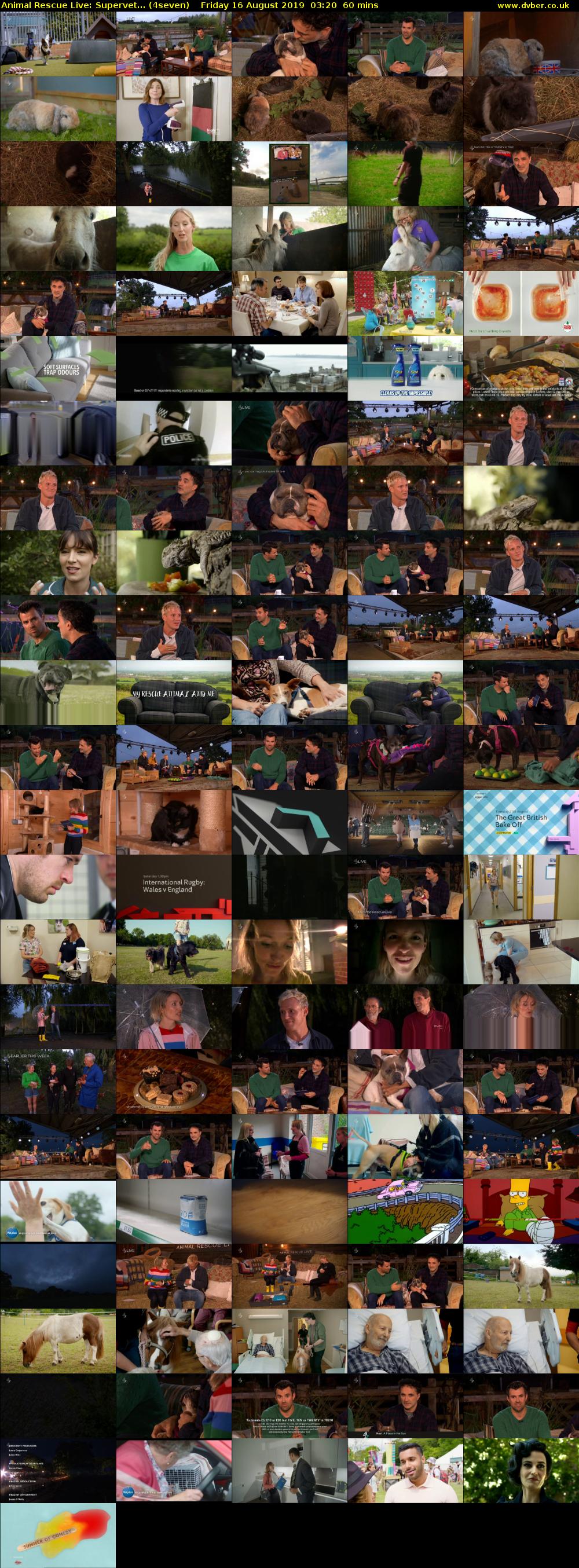 Animal Rescue Live: Supervet... (4seven) Friday 16 August 2019 03:20 - 04:20