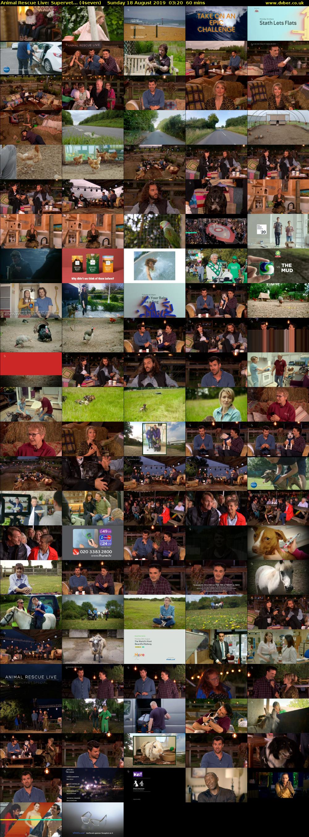 Animal Rescue Live: Supervet... (4seven) Sunday 18 August 2019 03:20 - 04:20