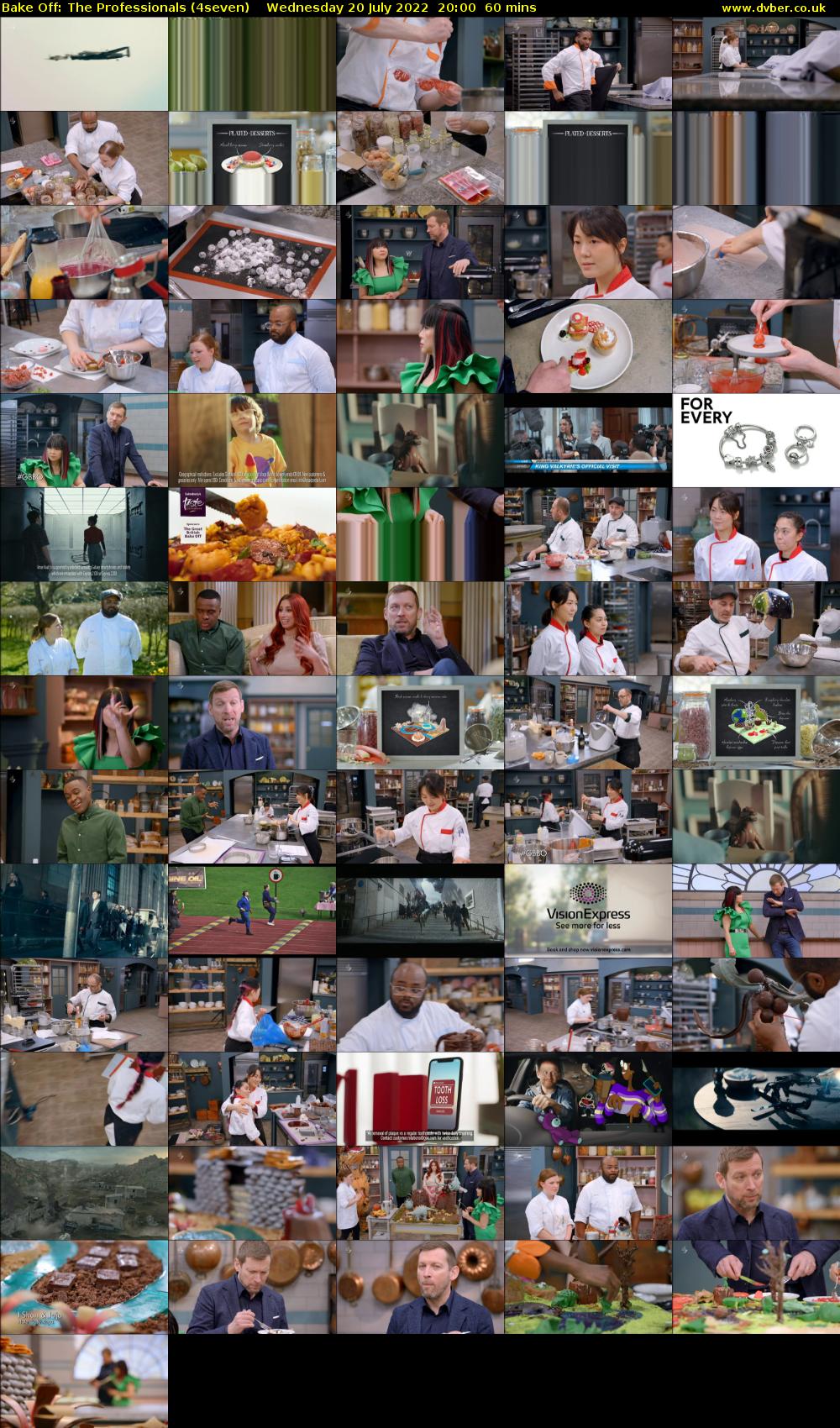 Bake Off: The Professionals (4seven) Wednesday 20 July 2022 20:00 - 21:00