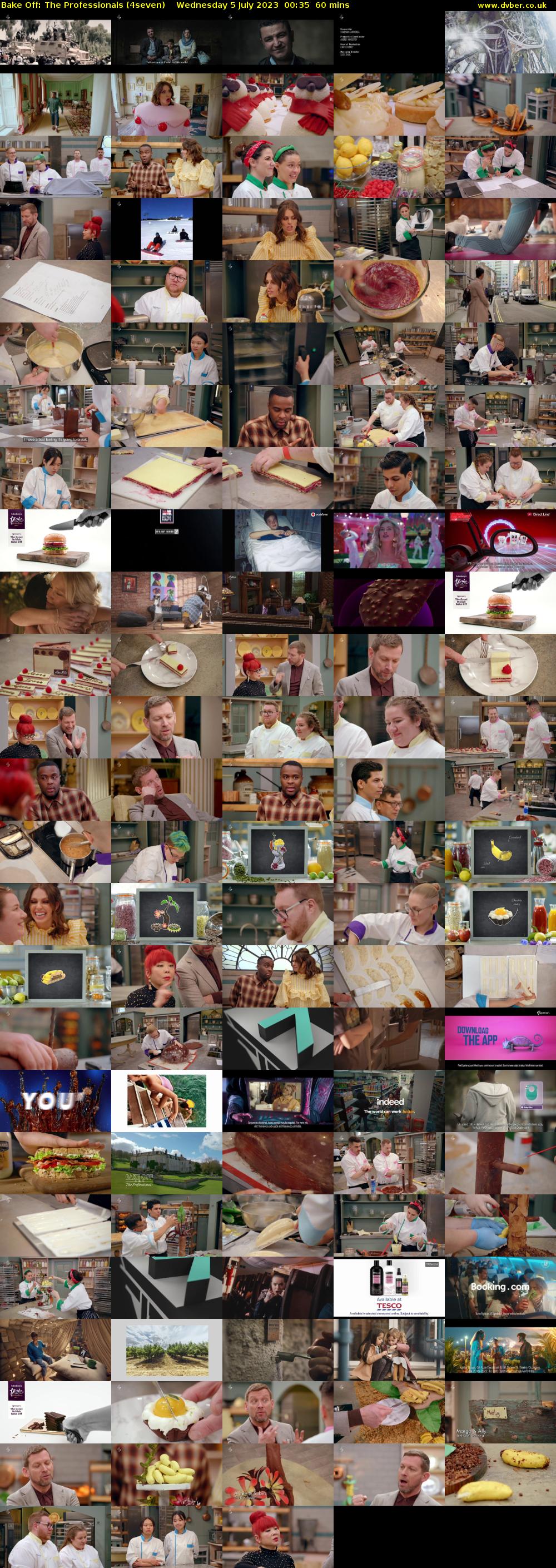 Bake Off: The Professionals (4seven) Wednesday 5 July 2023 00:35 - 01:35