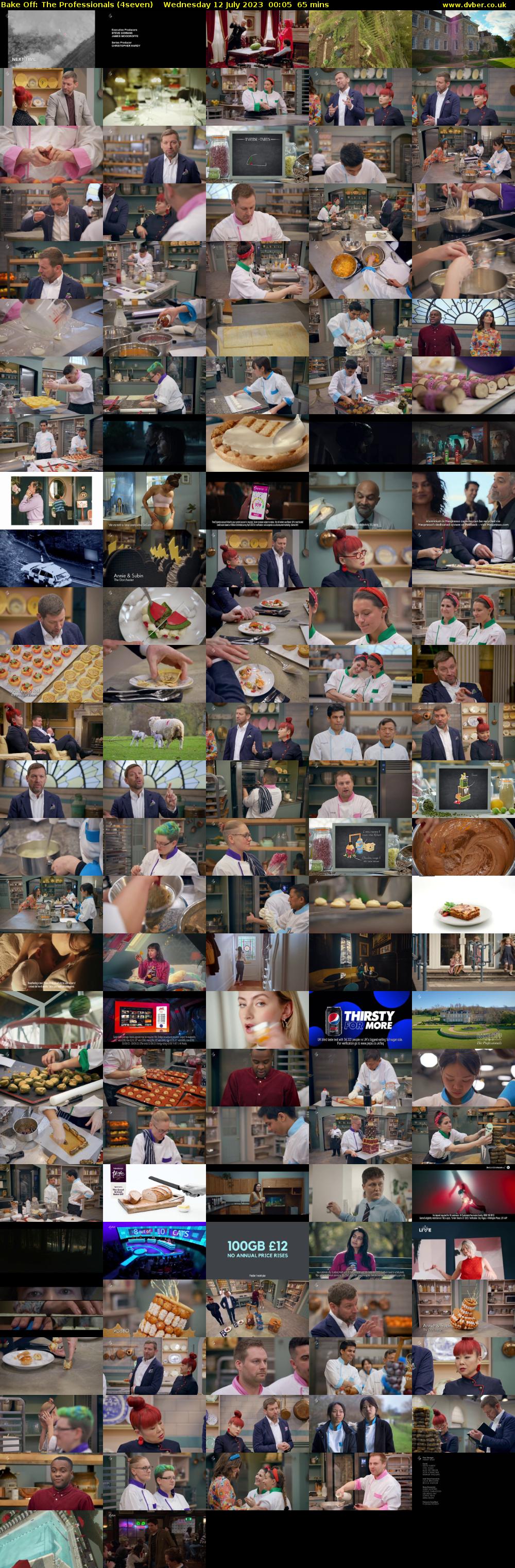 Bake Off: The Professionals (4seven) Wednesday 12 July 2023 00:05 - 01:10