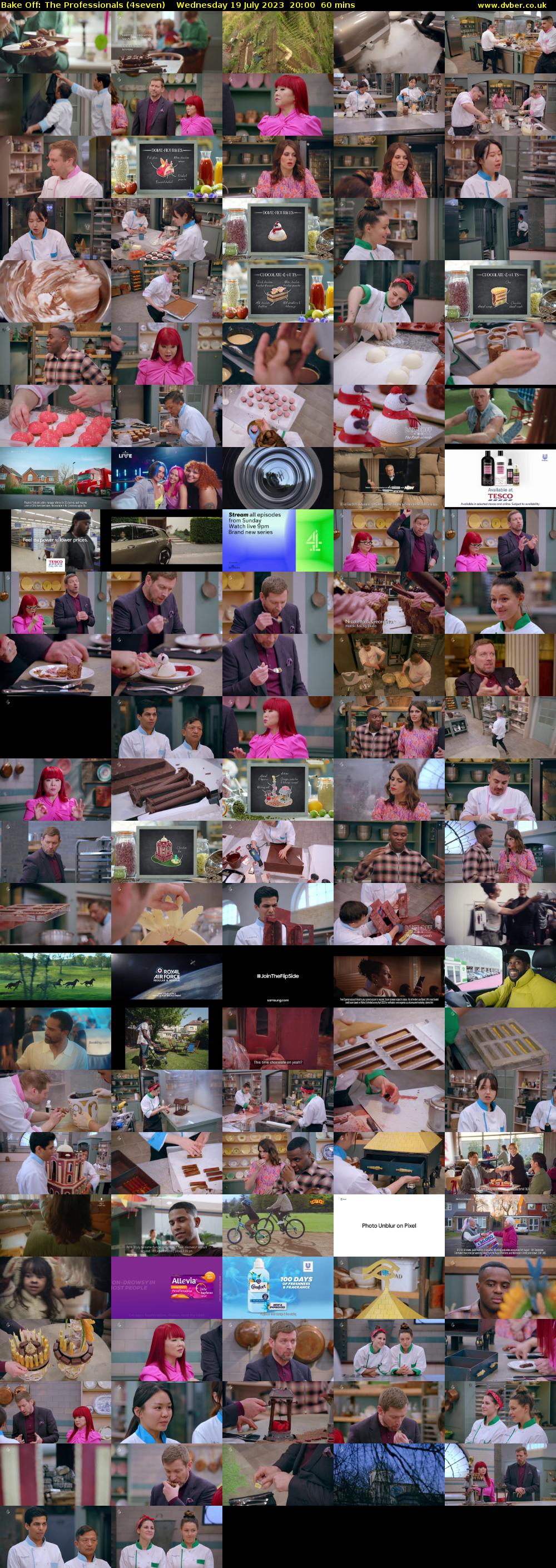 Bake Off: The Professionals (4seven) Wednesday 19 July 2023 20:00 - 21:00
